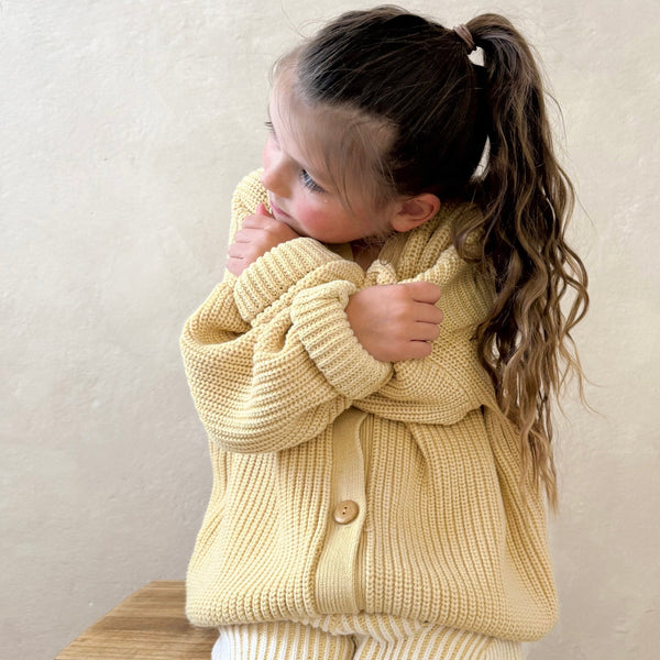 Butter Avery Chunky Knit Oversize Cardigan