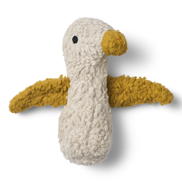 Pil Duck Shaped Soft Baby Toy Rattle (Sandy)