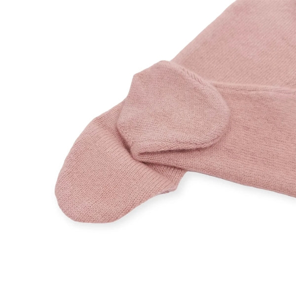 Maeve Premium Cashmere Wrap Footed Babygrow (Pink)