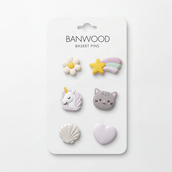 Banwood Pin & Ride Basket Pins (Magic)