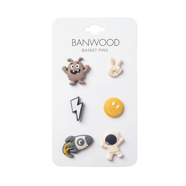 Banwood Pin & Ride Basket Pins (Space)