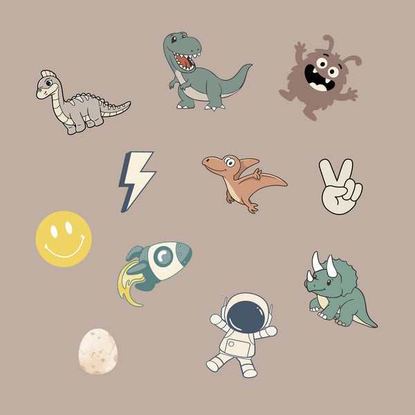 Banwood Pin & Ride Basket Pins (Dinosaurs)