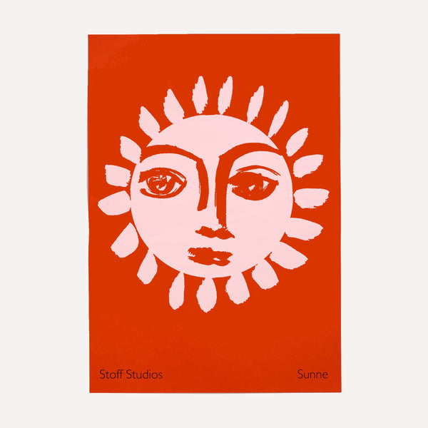 Sunne Art Print (Tangerine)
