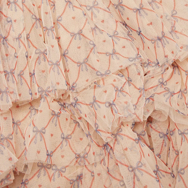 Fay Print Tulle Party Dress (Check Bowie)