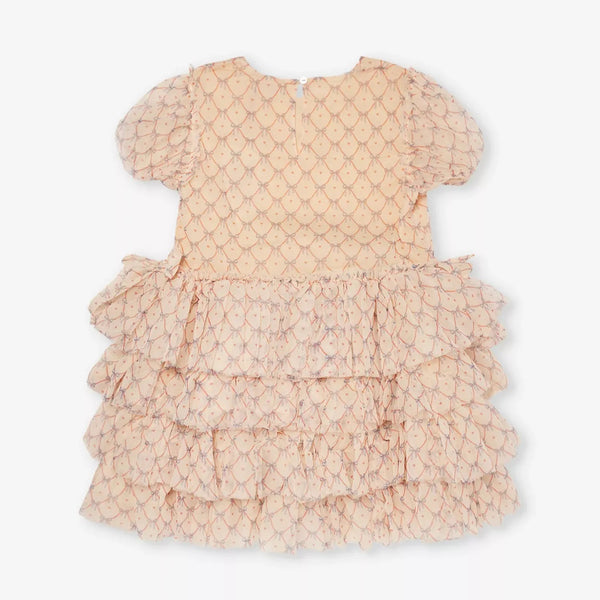 Fay Print Tulle Party Dress (Check Bowie)