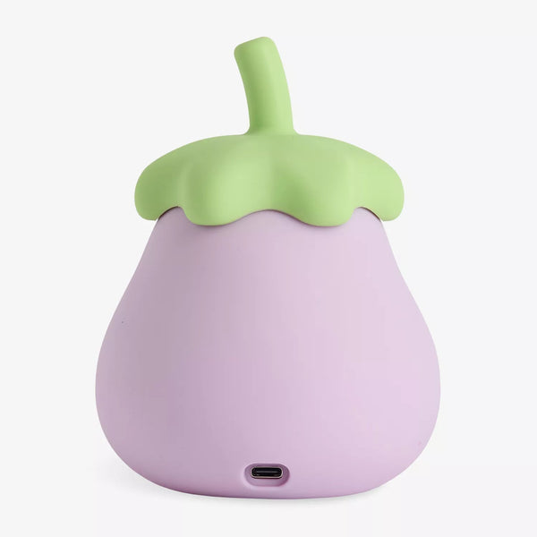 Eggplant Silicone LED Nightlight Lamp