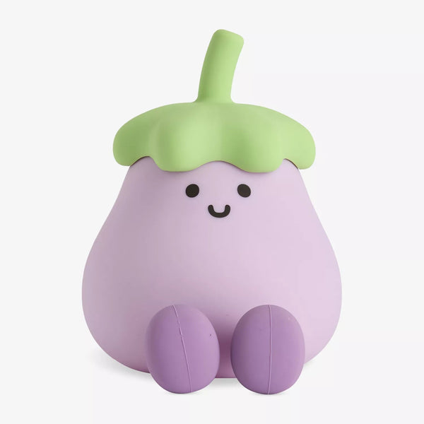 Eggplant Silicone LED Nightlight Lamp