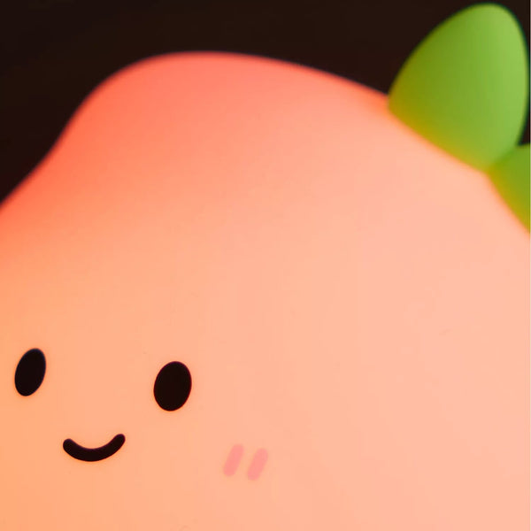 Peach Silicone LED Nightlight Lamp