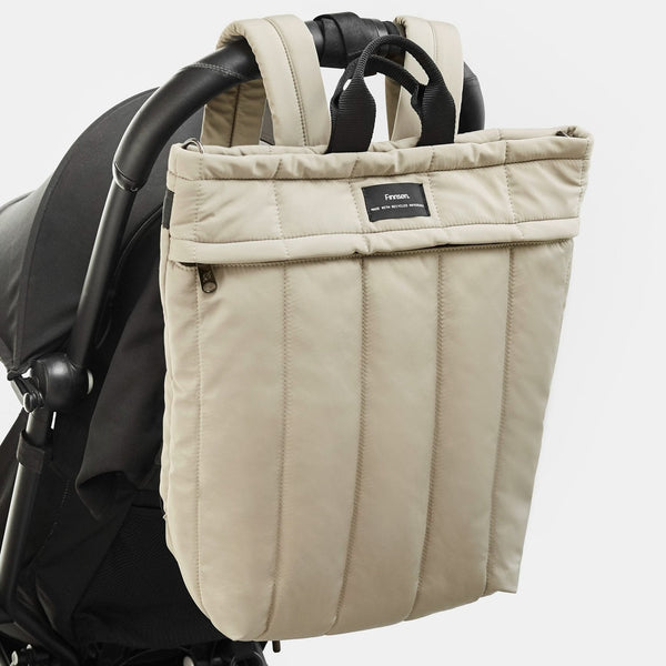 RAE Eco Changing Backpack with Changing Mat (Taupe)