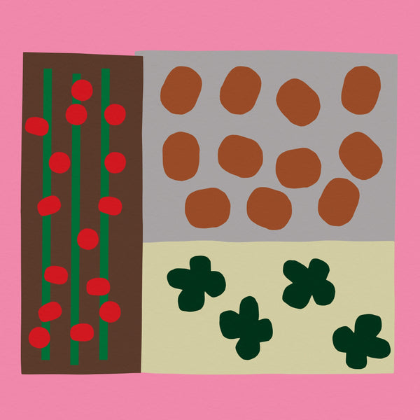 R for Raised Bed - Alphabet Art Print