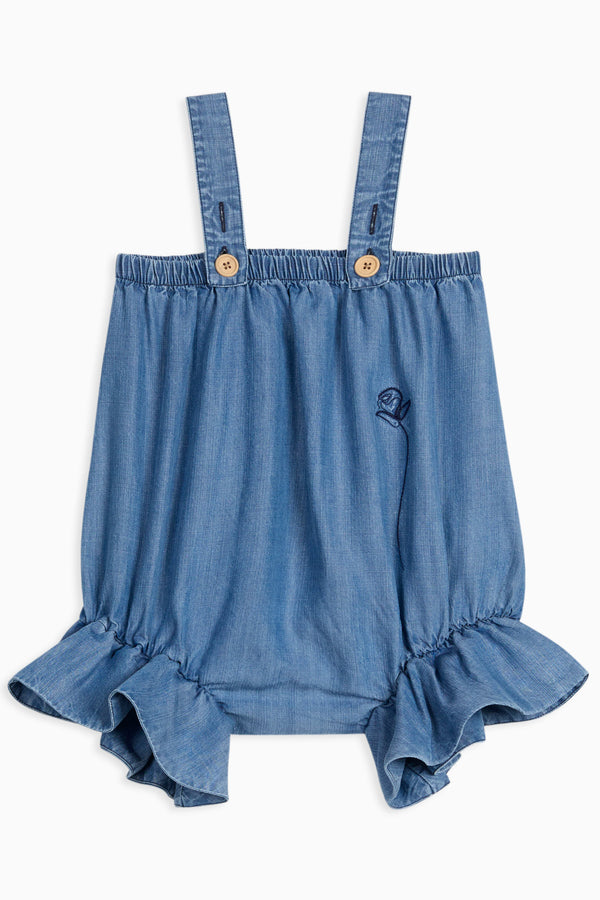 Regina Lyocell Jumpsuit Romper (Lazuli)
