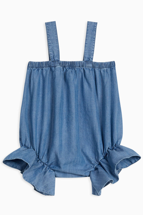 Regina Lyocell Jumpsuit Romper (Lazuli)