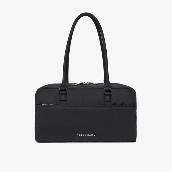 Riley Compact East-West Changing Bag (Black Woven)