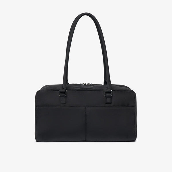 Riley Compact East-West Changing Bag (Black Woven)