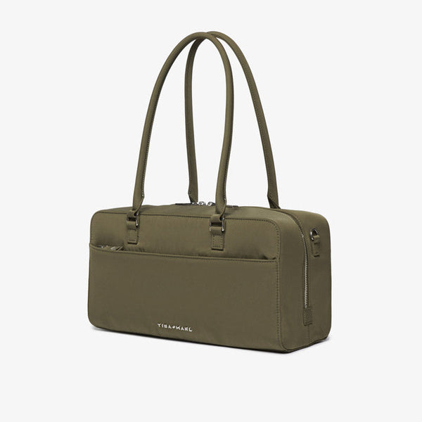 Riley Compact East-West Changing Bag (Olive Woven)