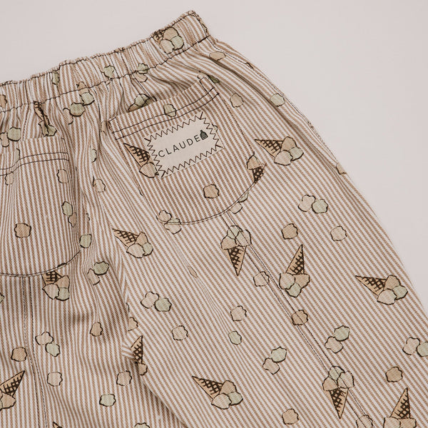 Rex Ice Cream Print Cotton Trouser