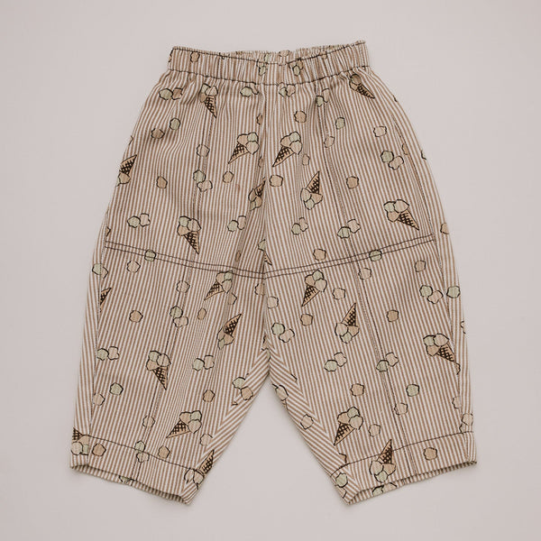 Rex Ice Cream Print Cotton Trouser