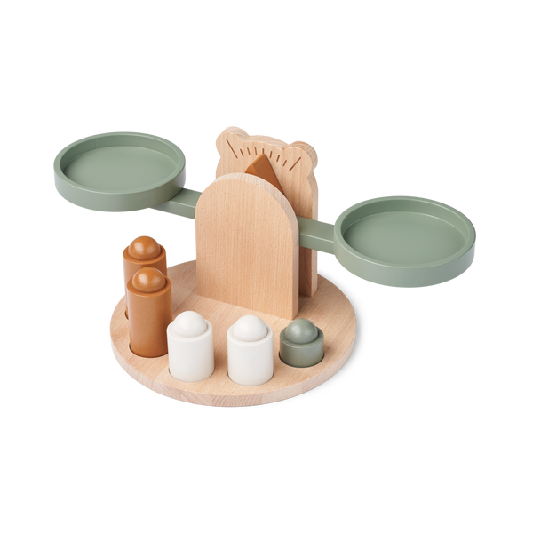 Ronni Wooden Toy Scales Set (Faune Green Mix)
