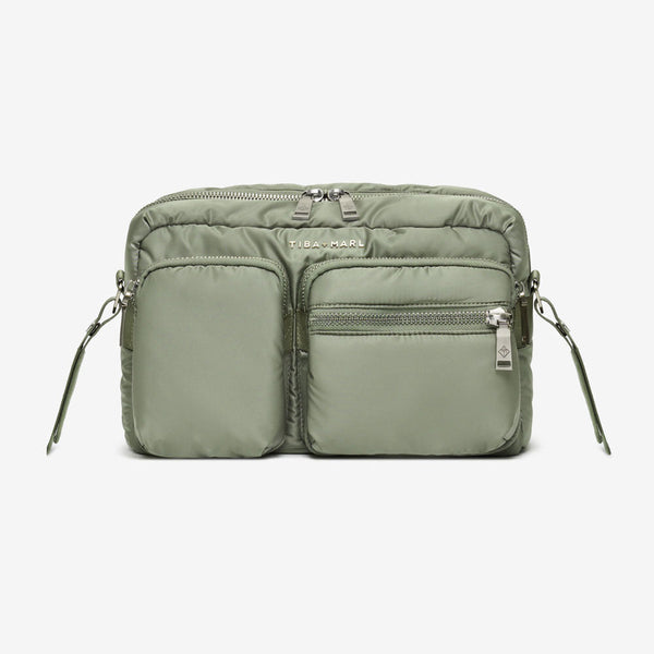 Axel Cross-Body Changing Bag Buggy Organiser (Sage)