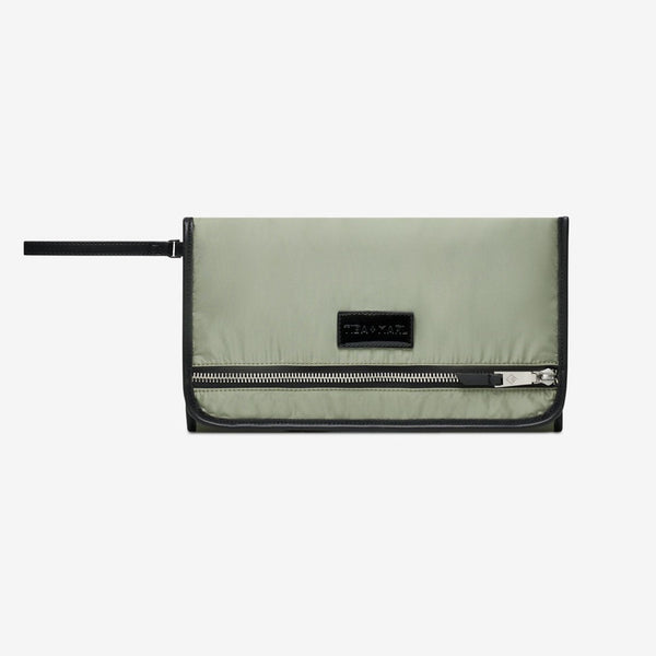 Etta Fold-Away Changing Mat Clutch (Sage)