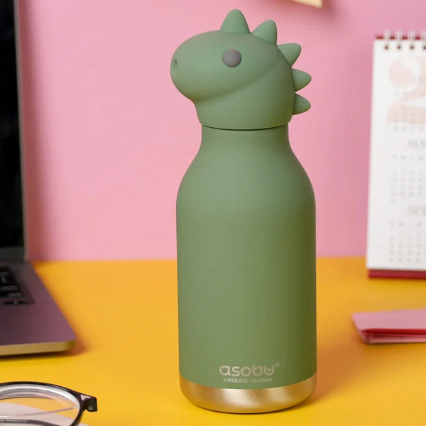 Dinosaur Bestie Insulated Screw Top Water Bottle 470ml