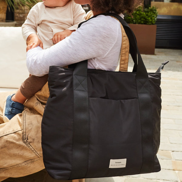 Selby Mama Tote Bag with Change Mat (Black)
