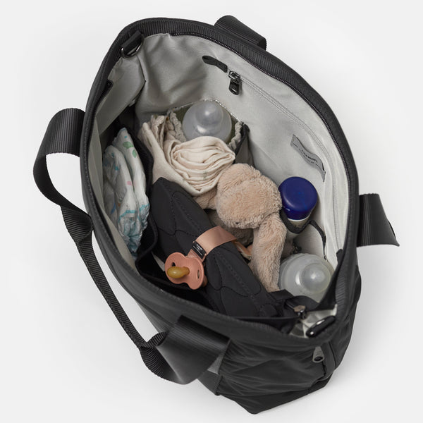 Selby Mama Tote Bag with Change Mat (Black)