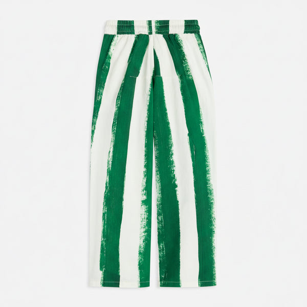Serafim Striped Woven Trousers (Blaze)