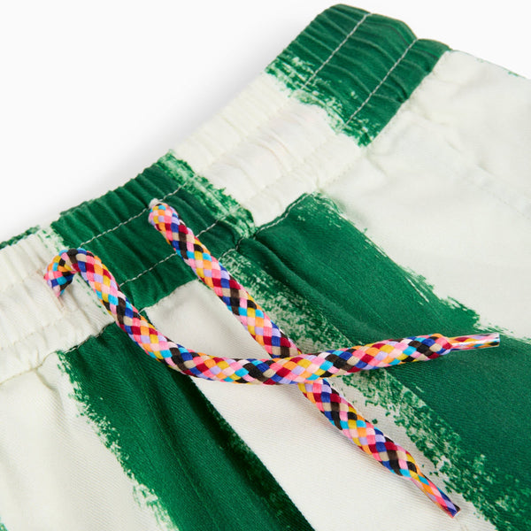 Serafim Striped Woven Trousers (Blaze)