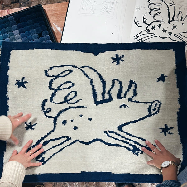 The Pig Hand Woven Wall Art