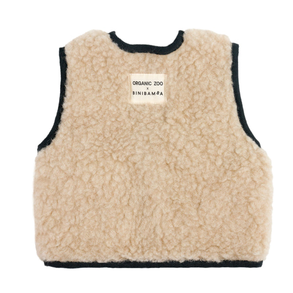 ORGANIC ZOO X BINI Merino Wool Vest (Peanut)
