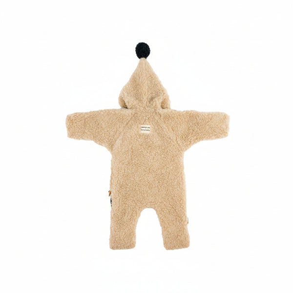 ORGANIC ZOO X BINI Merino Wool Snugglesuit (Peanut)