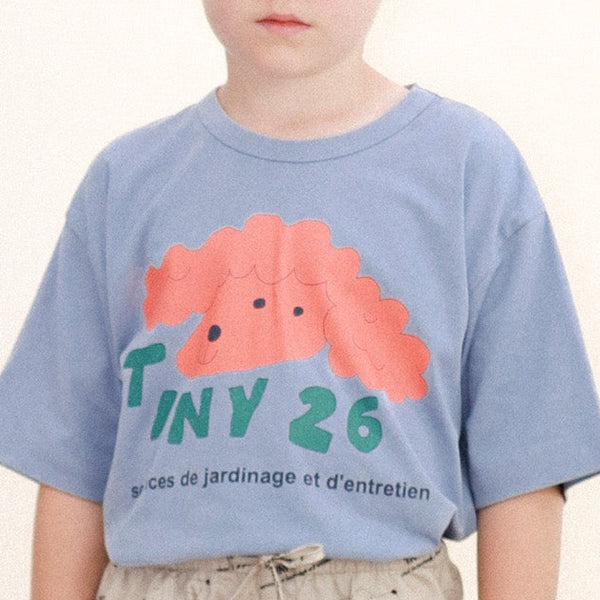 Red Dog Face Cotton T-shirt