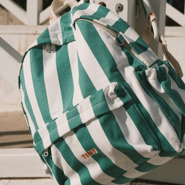 Emerald Stripes Backpack