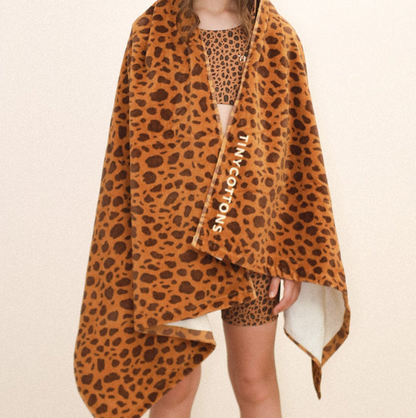 Mini Animal Print Cotton Beach Towel
