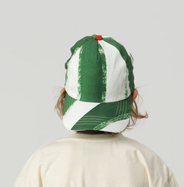Inácio Green Stripes Cotton Cap (Blaze)
