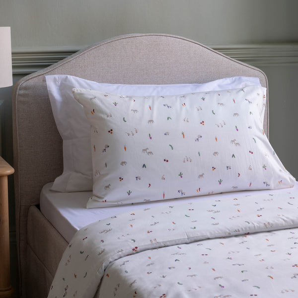 Organic Cotton Single Bedding Set  (Little Farm)