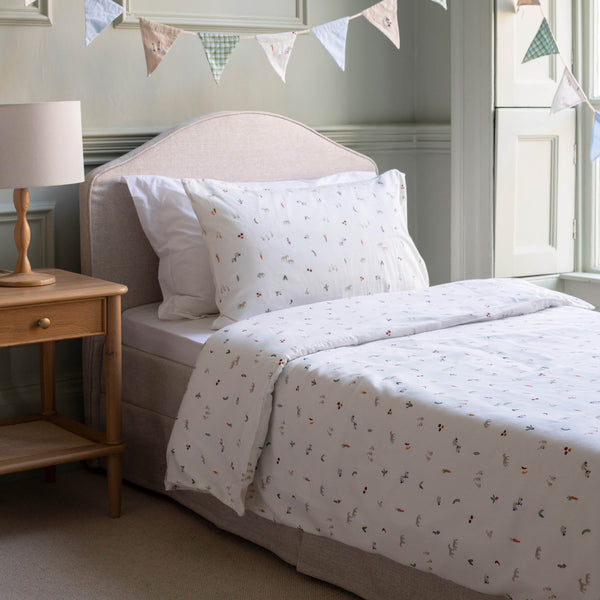 Organic Cotton Single Pillowcase (Little Farm)