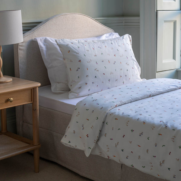 Organic Cotton Single Bedding Set  (Little Farm)
