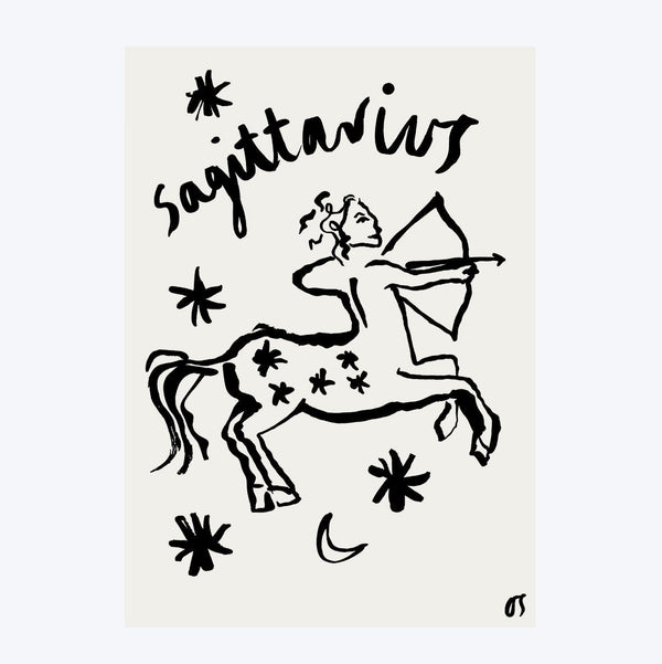 Sagittarius Star Sign Art Print