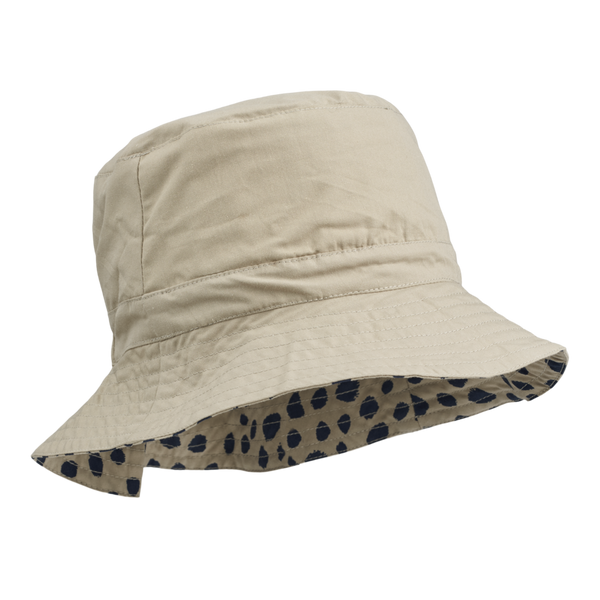 Sander Leopard Spots Reversible Sun Bucket Hat (Leo/Mist)