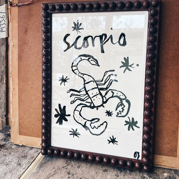 Scorpio Star Sign Art Print