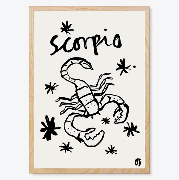 Scorpio Star Sign Art Print