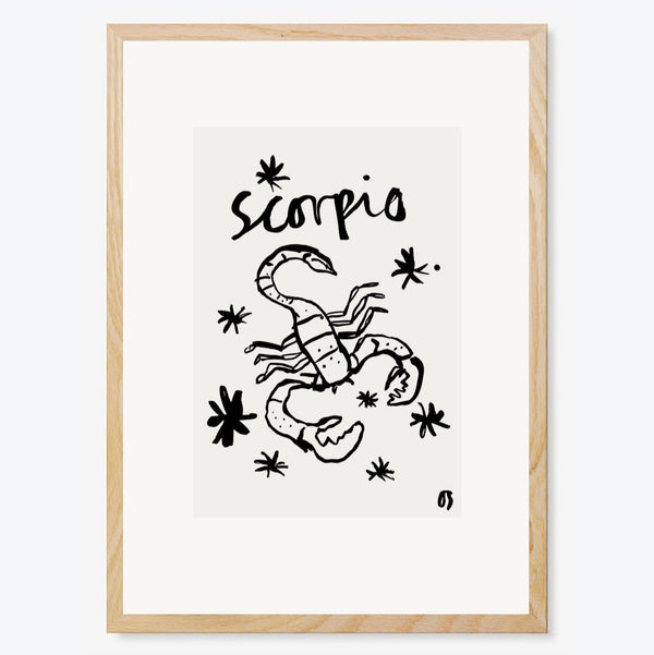 Scorpio Star Sign Art Print