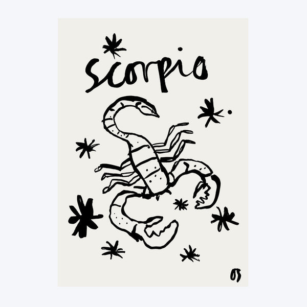 Scorpio Star Sign Art Print