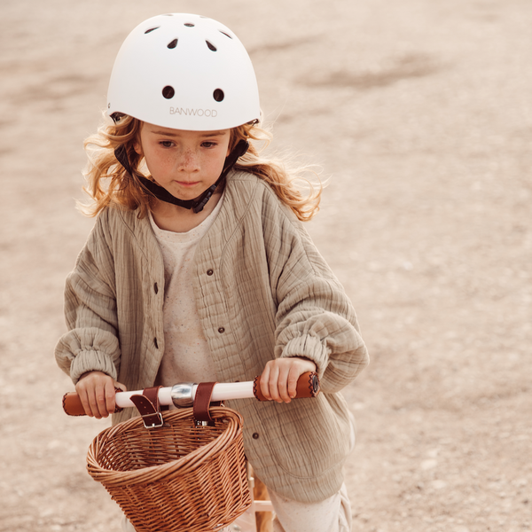 Banwood Classic Bike Helmet (White)