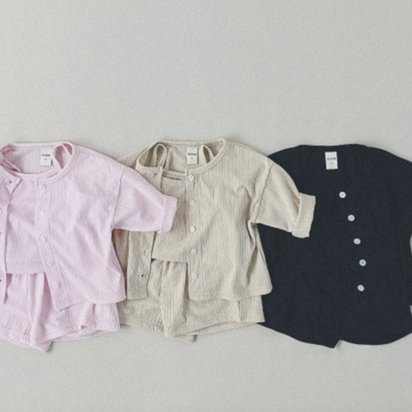 Lane Shirt, Vest and Shorts Summer 3 Piece Set (Black)