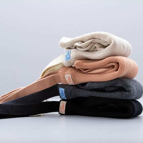 Silly Silas Unisex Rib Tights with Braces (Cream)