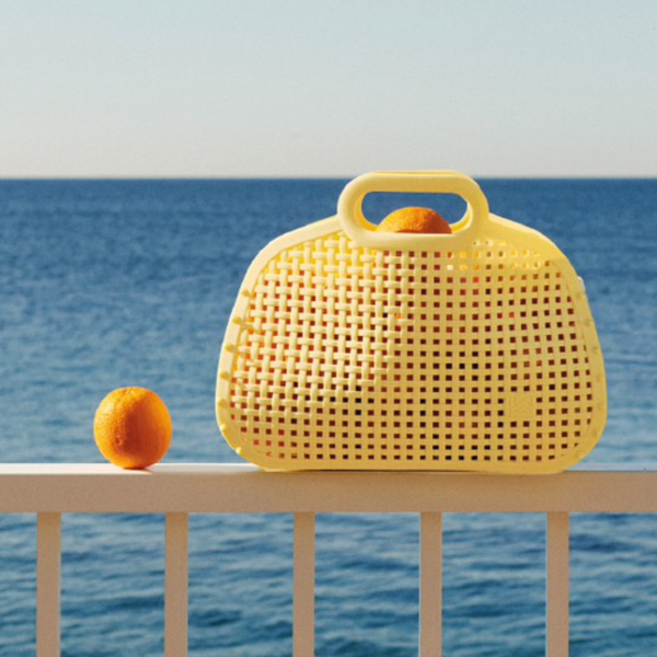 Adeline Beach Basket (Lemonade)