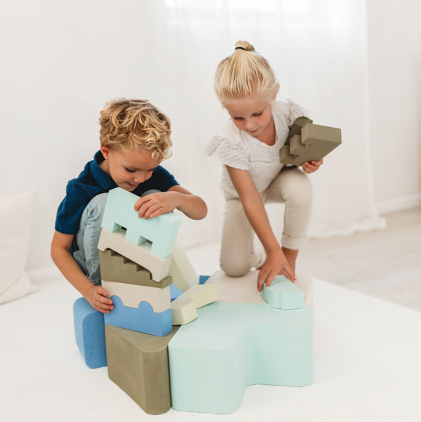 Puzzle Foam Play Blocks (Sky Collection)